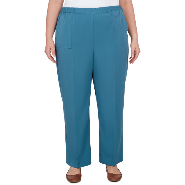 Alfred Dunner Classics Womens Allure Stretch Pant - JCPenney