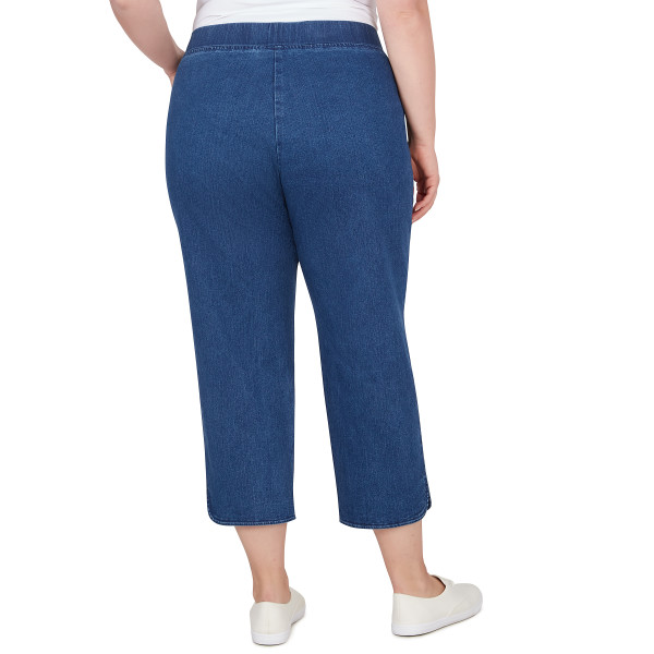 Alfred Dunner Scottsdale Heat Set Ankle Pant 64403VG - Picture 2 of 2