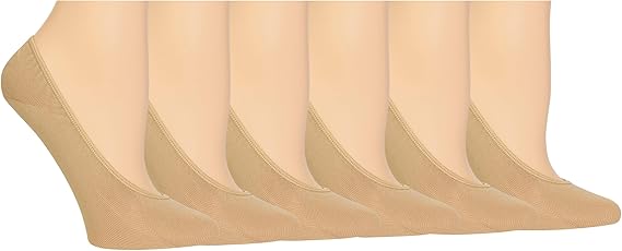 Paquete de 6 calcetines de pie lisos Hot Sox para mujer HO000105PK - Imagen 4 de 4