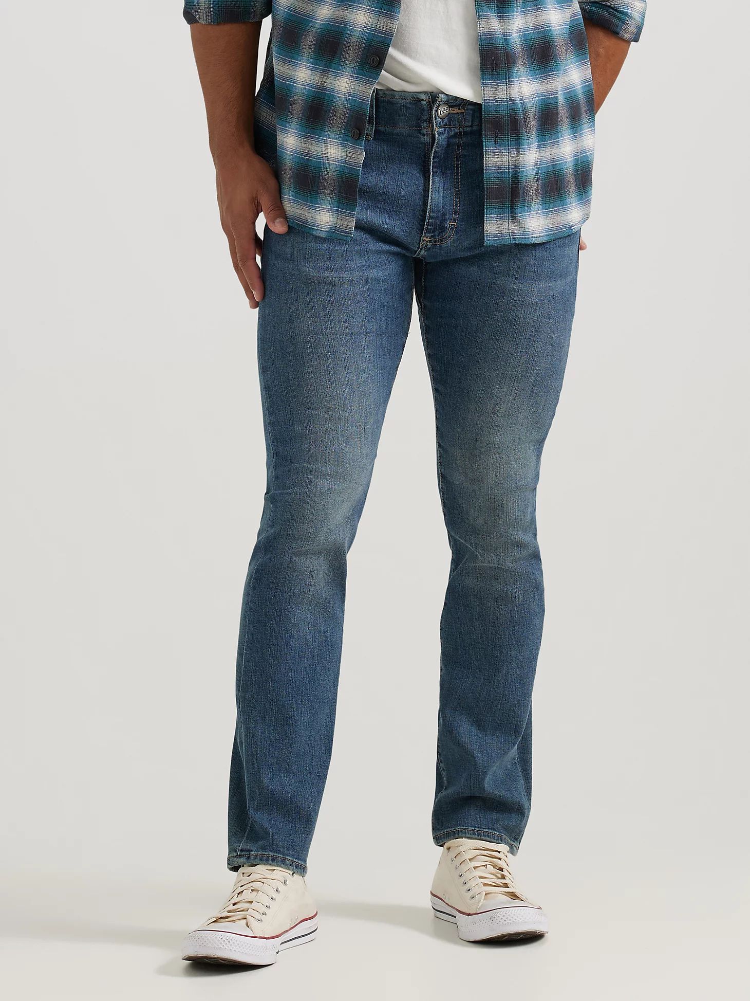 Lee Mens 34x30 Extreme Motion Slim Fit Straight Leg Stretch