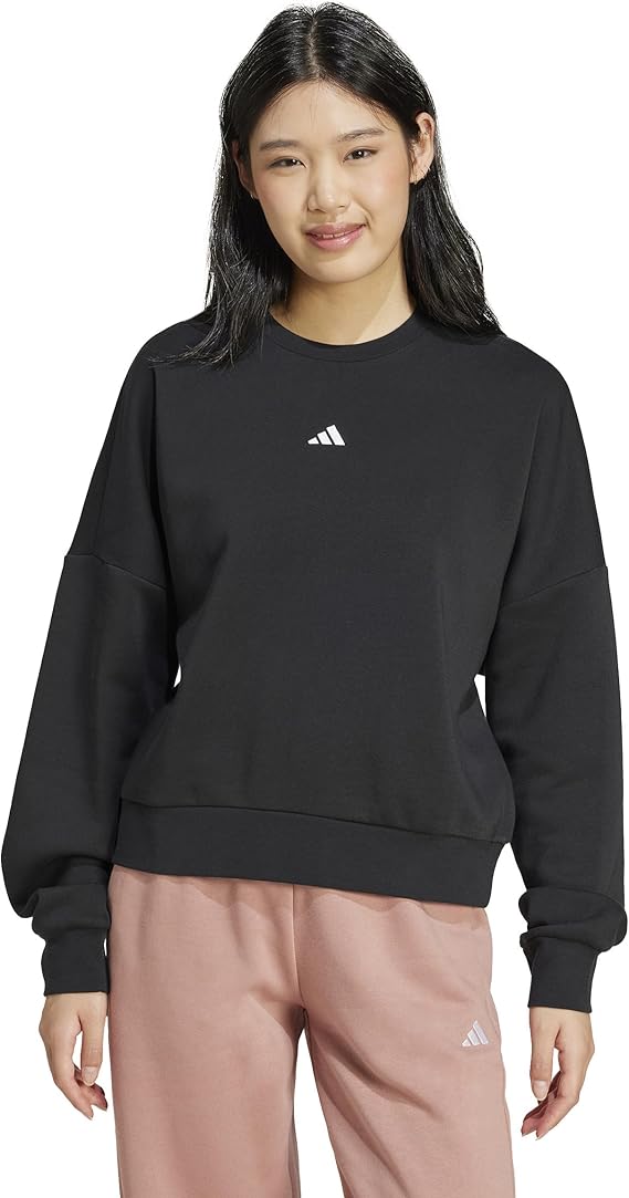 Adidas Essentials Small Logo Fleece Crew Neck Sweatshirt JC5932 - Bild 1 von 1
