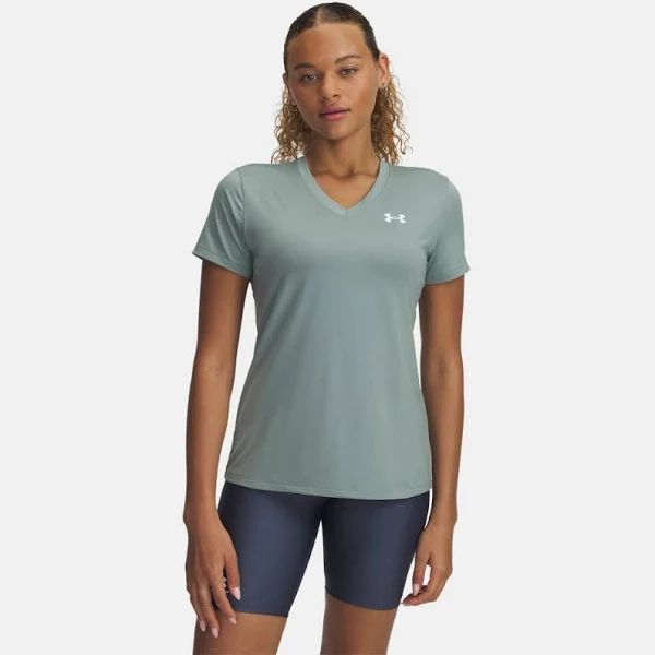 Under Armour UA Tech Twist Short Sleeve V Neck Tee Shirt 1384227 - Picture 1 of 10