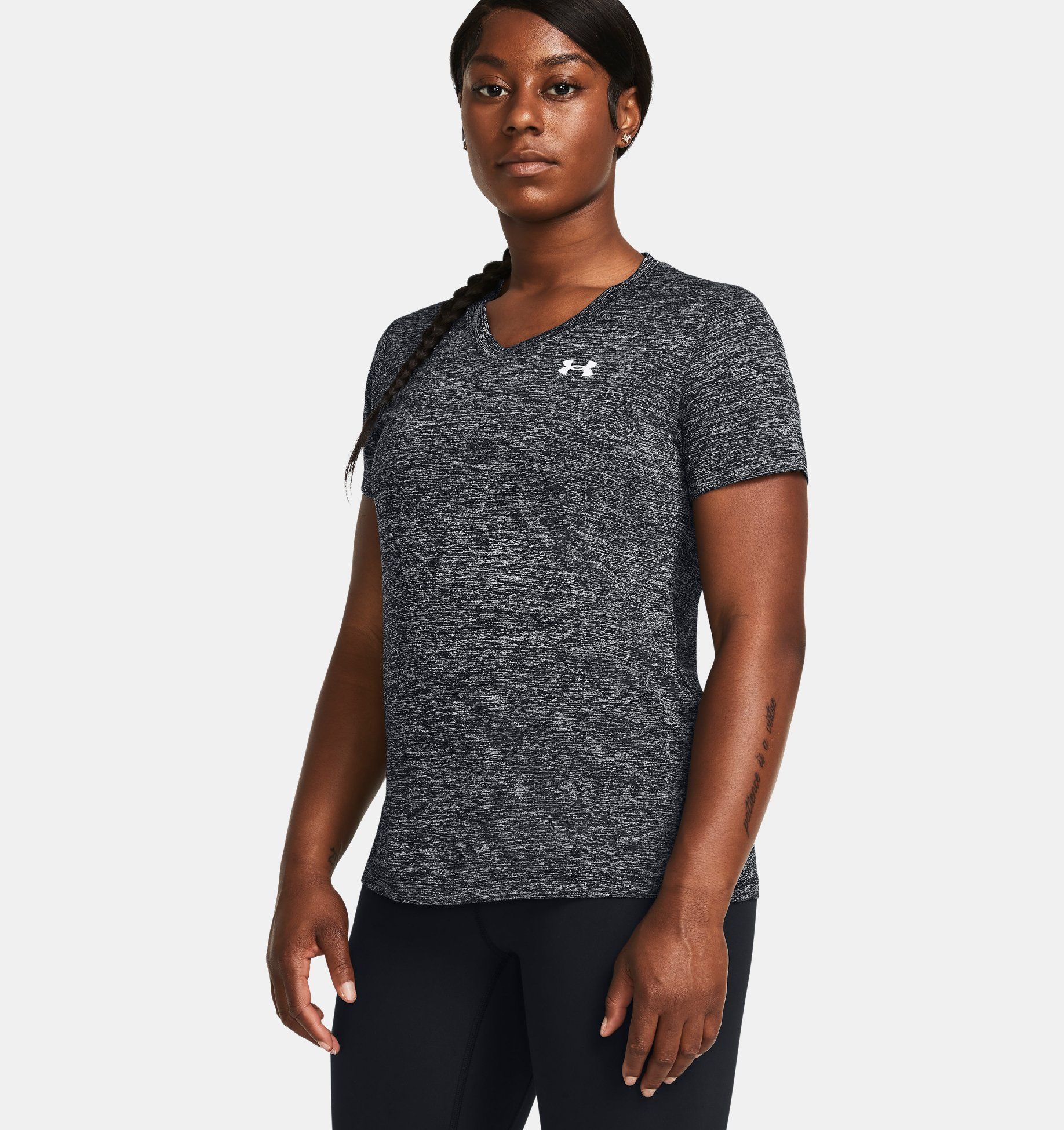Under Armour UA Tech Twist Short Sleeve V Neck Tee Shirt 1384227 - Picture 2 of 10