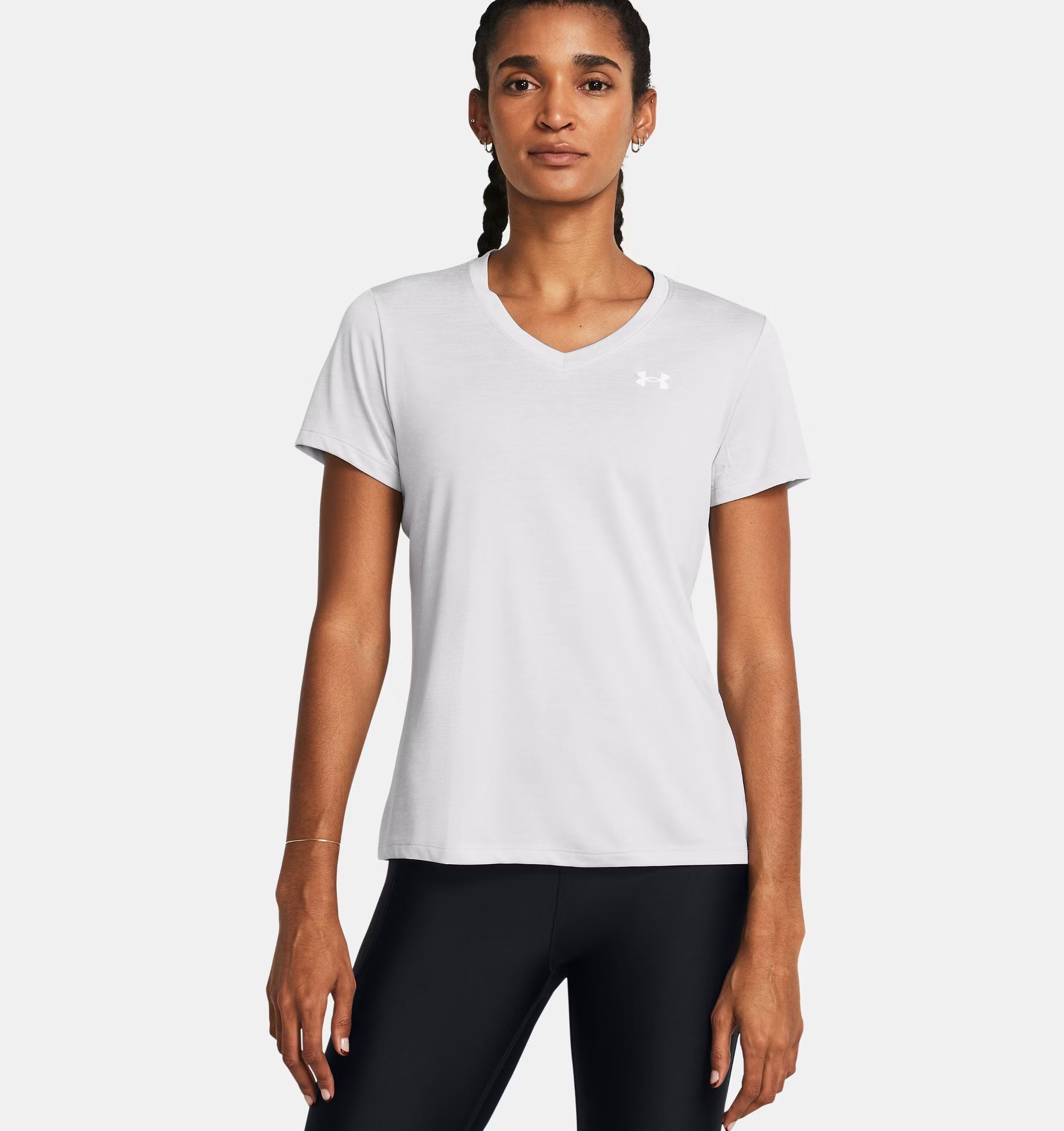 Under Armour UA Tech Twist Short Sleeve V Neck Tee Shirt 1384227 - Picture 3 of 10