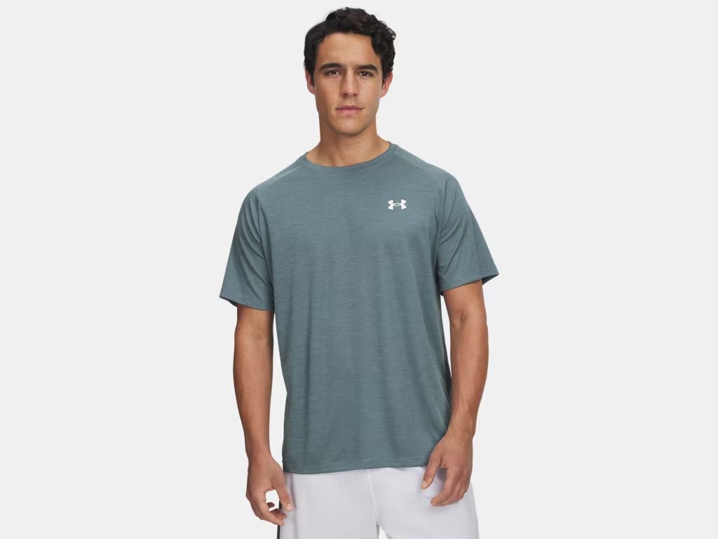 Under Armour UA Tech Textured Short Sleeve Tee Shirt 1382796 - Bild 5 von 5