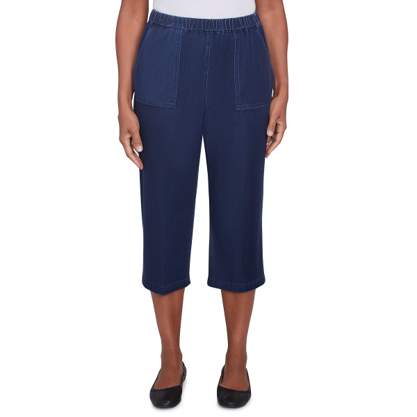Denim Alfred Dunner Capris Plus Size Alfred Dunner Women's Plus