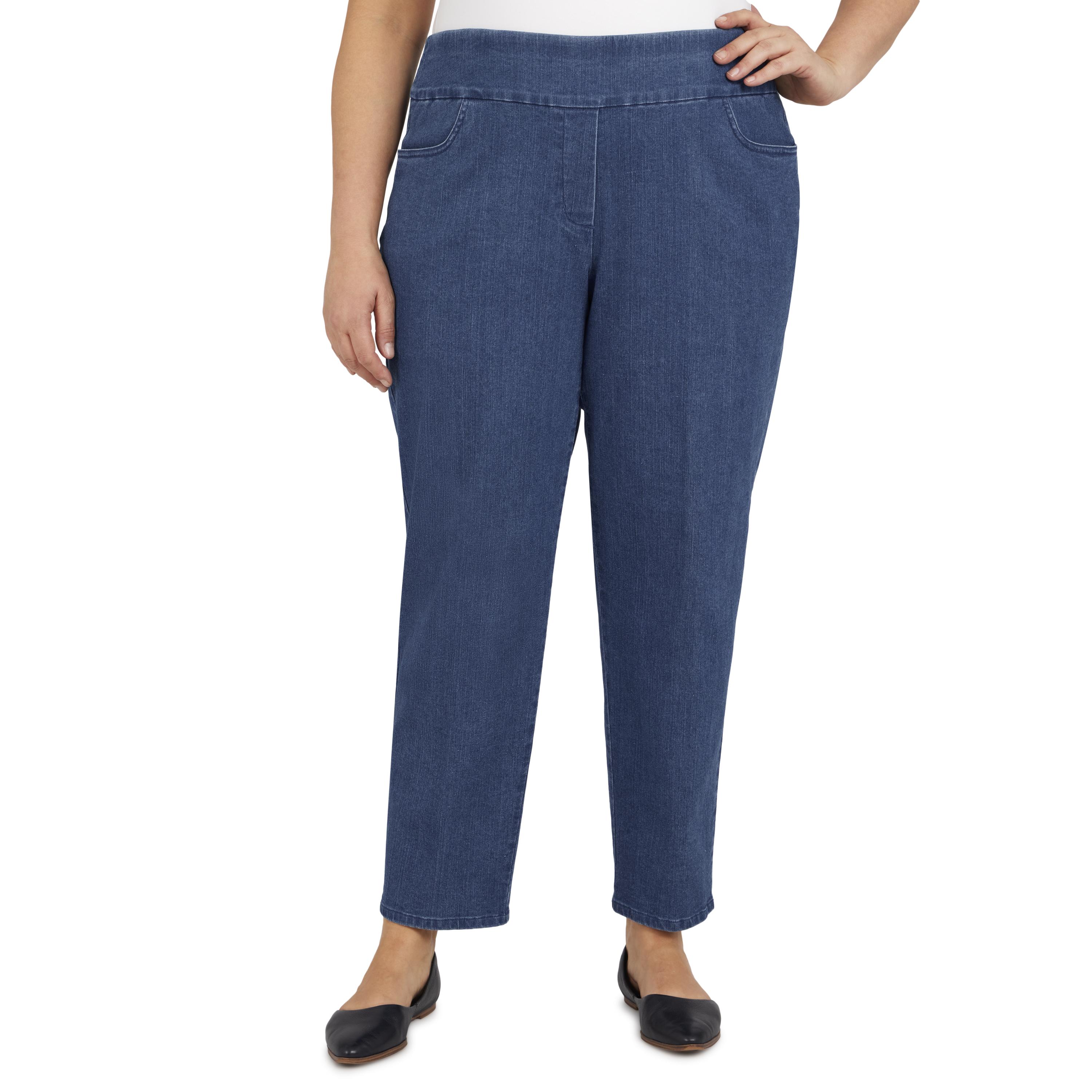 Alfred Dunner Superstretch Denim Proportioned Short Pants Plus Size 05604 - Picture 1 of 1