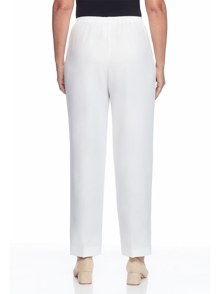 Alfred Dunner Petite Polyester Pull On Pants Short Length 09300 - Picture 17 of 18