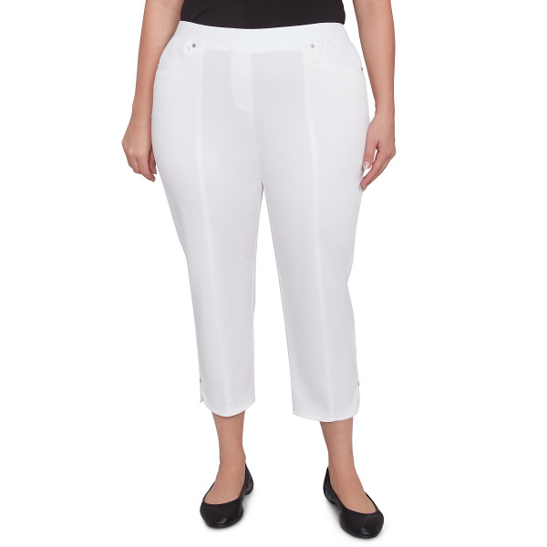 Alfred Dunner Nantucket Capri mit Tulpenrand Übergröße 89803WB - Bild 3 von 4