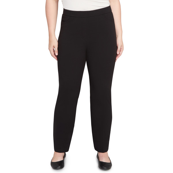 Alfred Dunner Jet Setter Knit Scuba Crepe Proportionated Short Pant Petite 19300WV - Bild 1 von 3