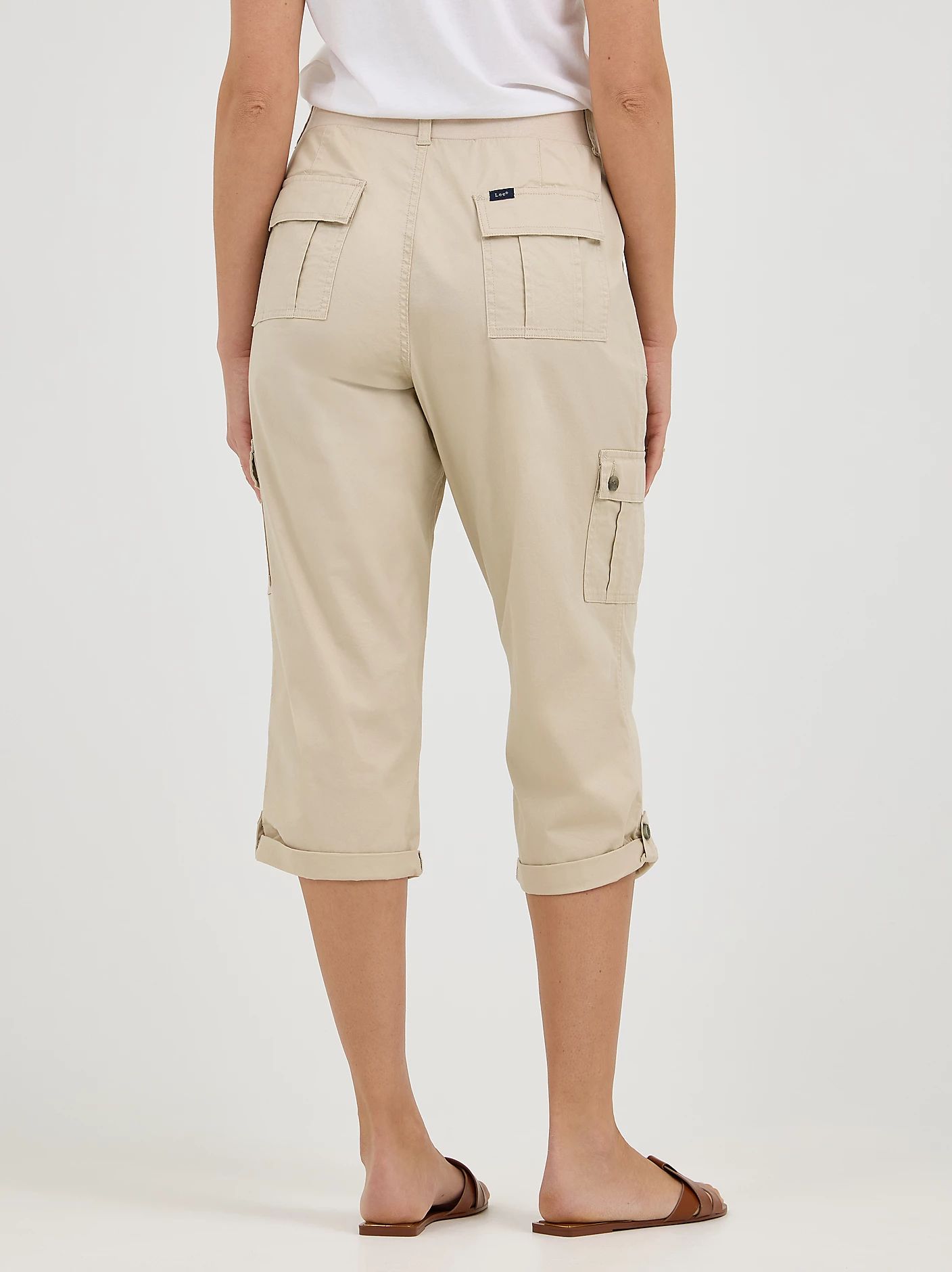 Lee Ultra Lux Comfort Flex To Go Cargo Capri 112328960 - Picture 3 of 4