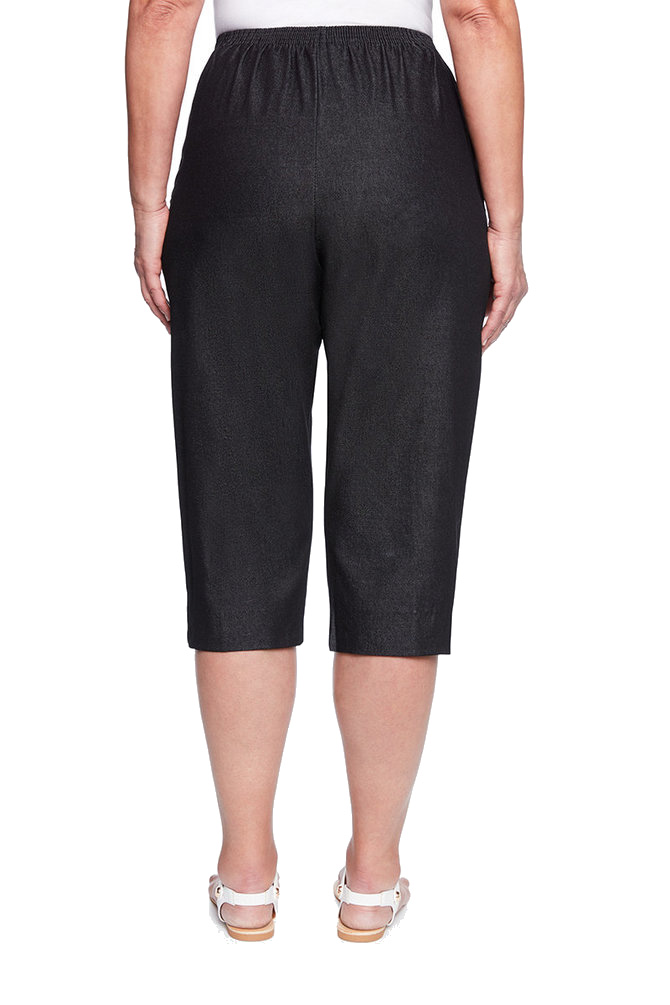 Alfred Dunner Women's Classics Denim Capri 09510 - Picture 5 of 6