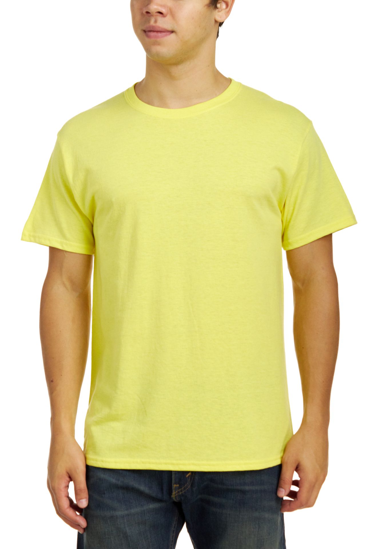 Hanes Men's ComfortBlend Ecosmart 50/50 Crewneck T-Shirt 5170 - Picture 13 of 23