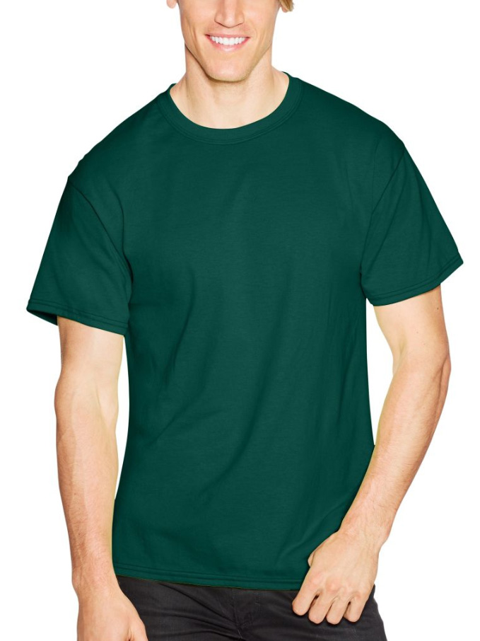 Hanes Men's ComfortBlend Ecosmart 50/50 Crewneck T-Shirt 5170 - Picture 18 of 23