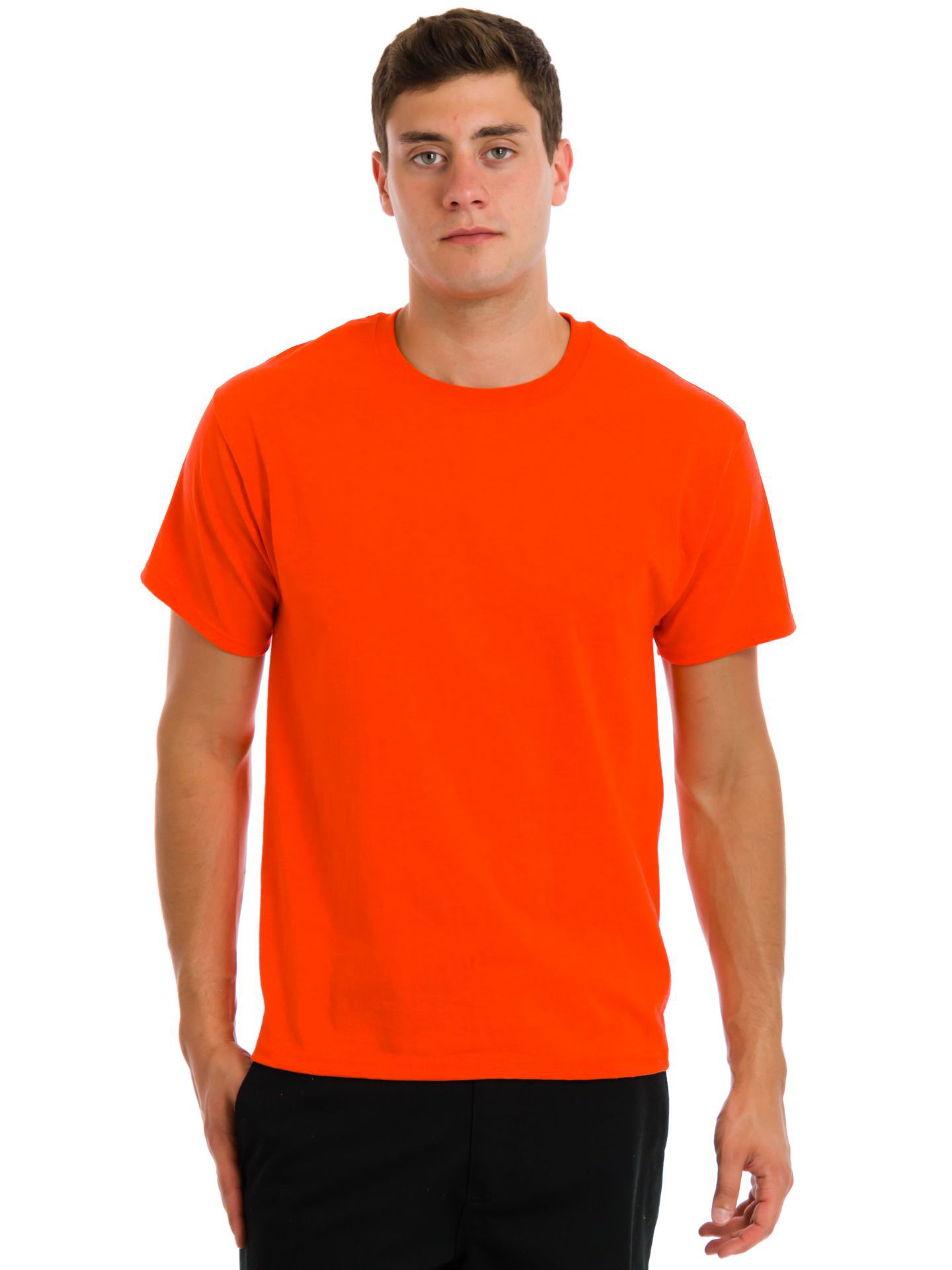 Hanes Men's ComfortBlend Ecosmart 50/50 Crewneck T-Shirt 5170 - Picture 21 of 23