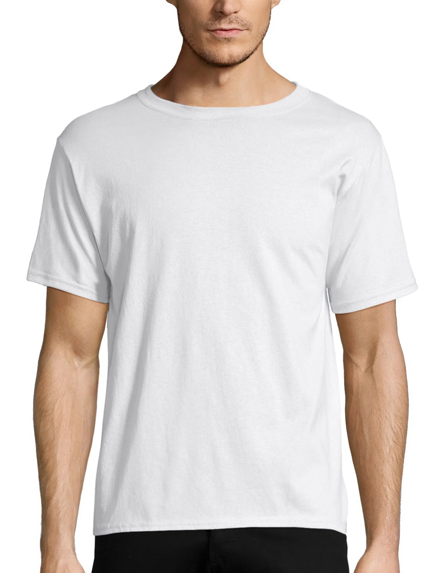 Hanes Men's ComfortBlend Ecosmart 50/50 Crewneck T-Shirt 5170 - Picture 23 of 23