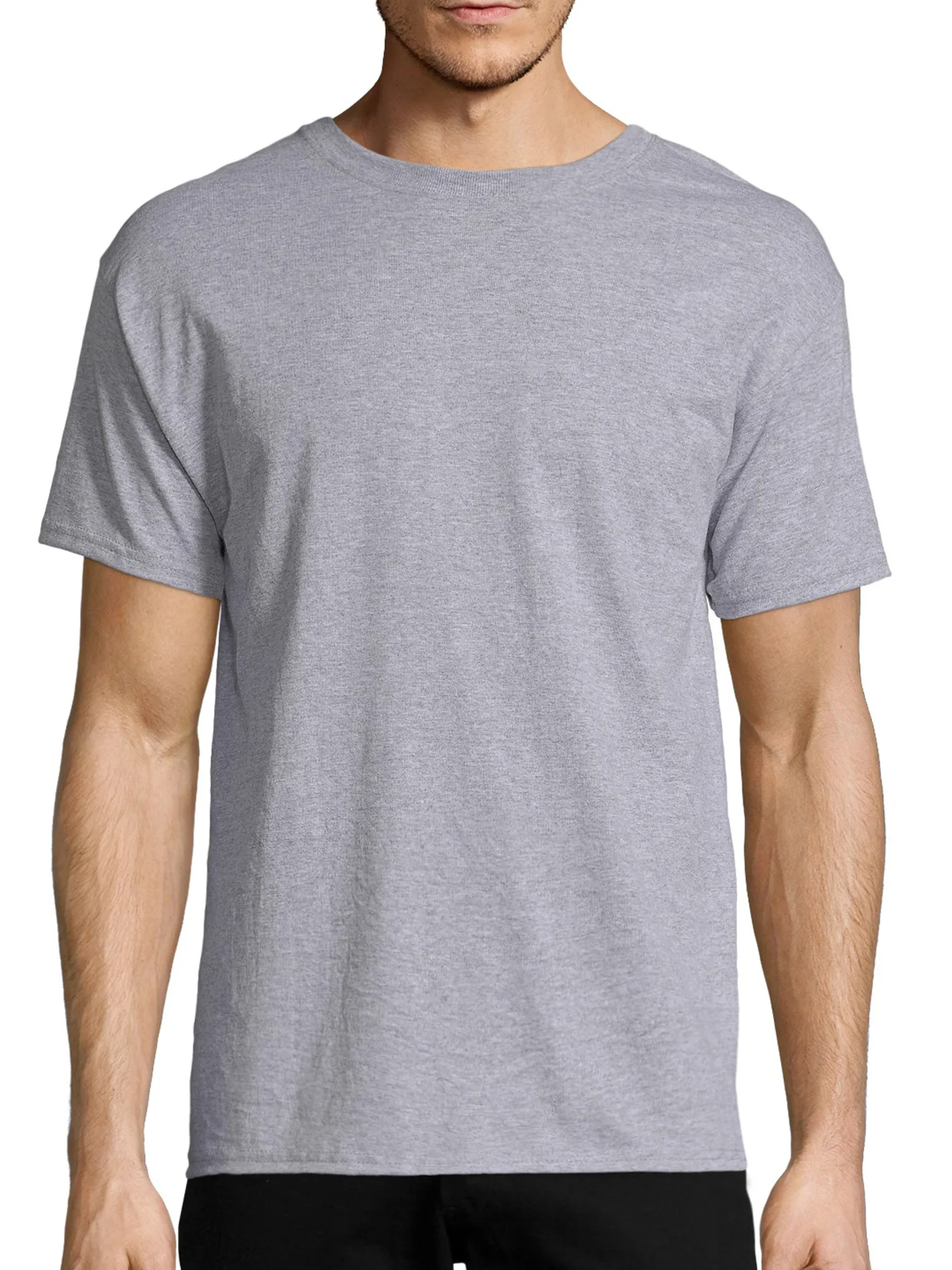 Hanes Men's ComfortBlend Ecosmart 50/50 Crewneck T-Shirt 5170 - Picture 14 of 23