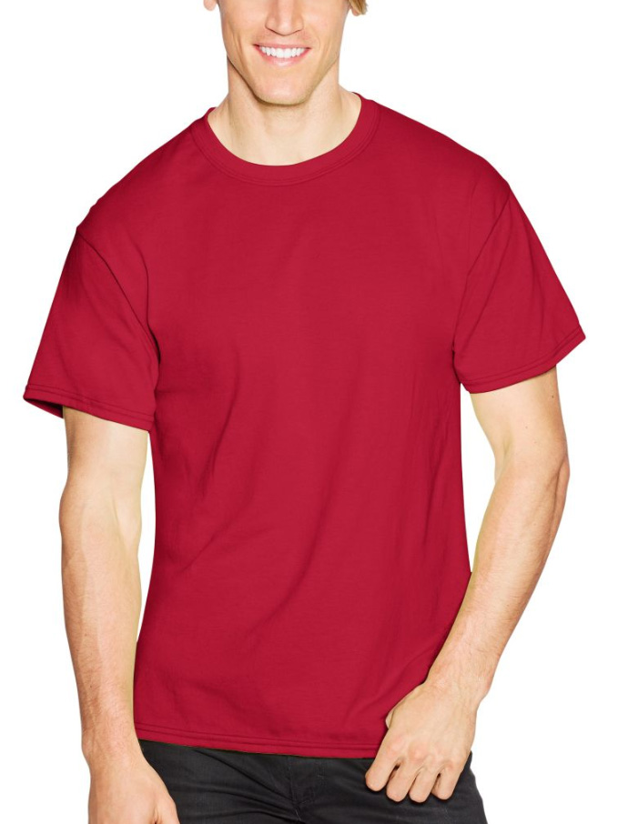 Hanes Men's Short Sleeve 50/50 T-Shirt Big Sizes 5170x - Picture 1 of 16