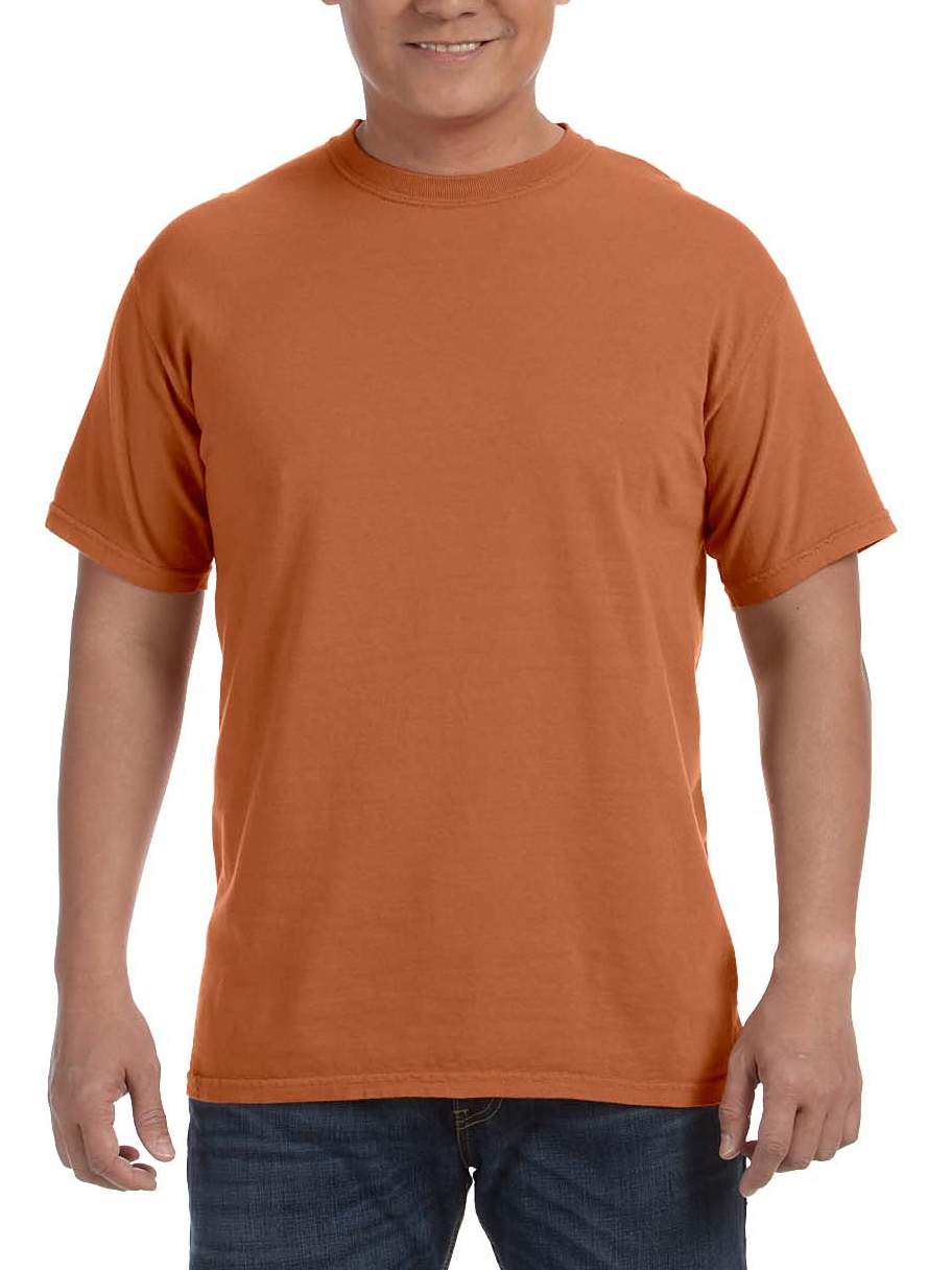 T-shirt uomo colori comodi ringspun tinto in capo c1717 - Foto 7 di 25