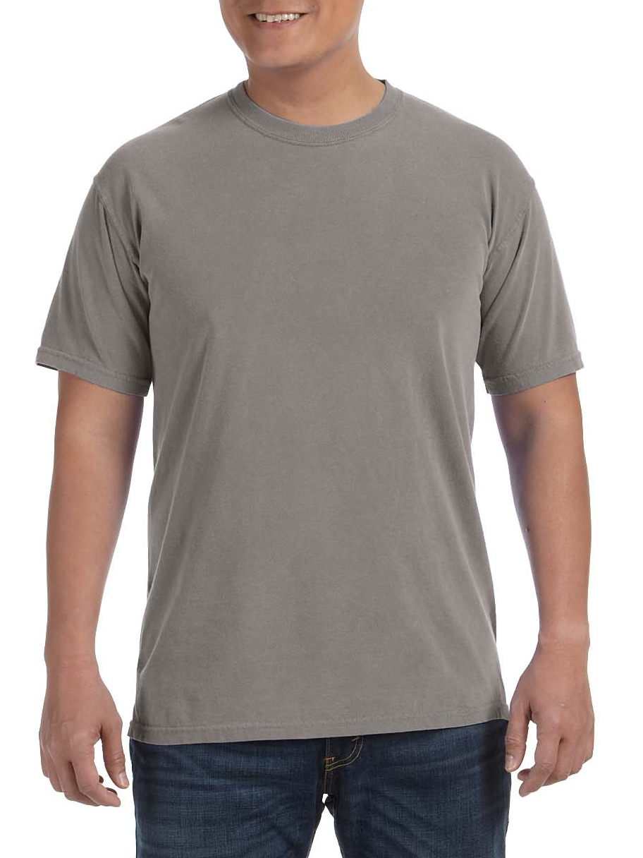 T-shirt uomo colori comodi ringspun tinto in capo c1717 - Foto 8 di 25