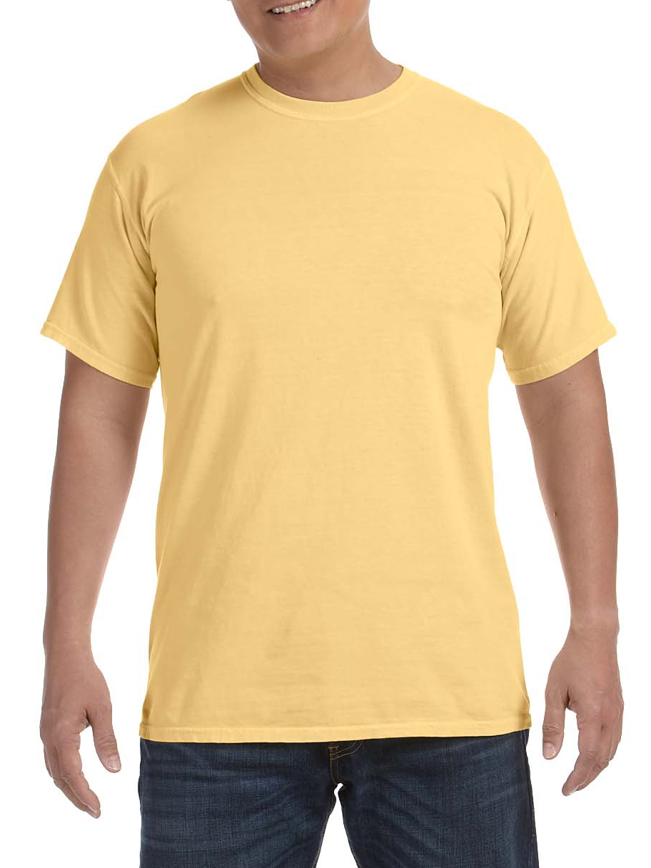T-shirt uomo colori comodi ringspun tinto in capo c1717 - Foto 9 di 25