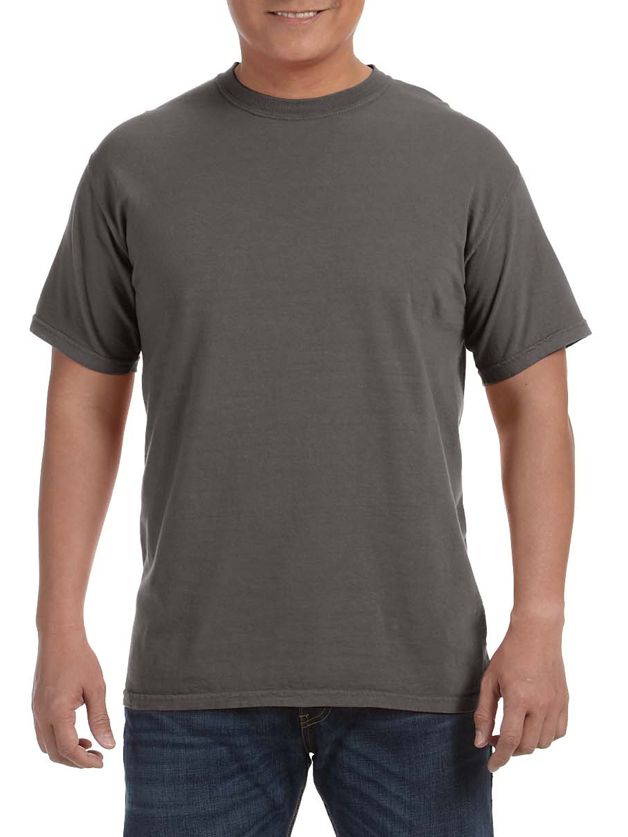 T-shirt uomo colori comodi ringspun tinto in capo c1717 - Foto 10 di 25