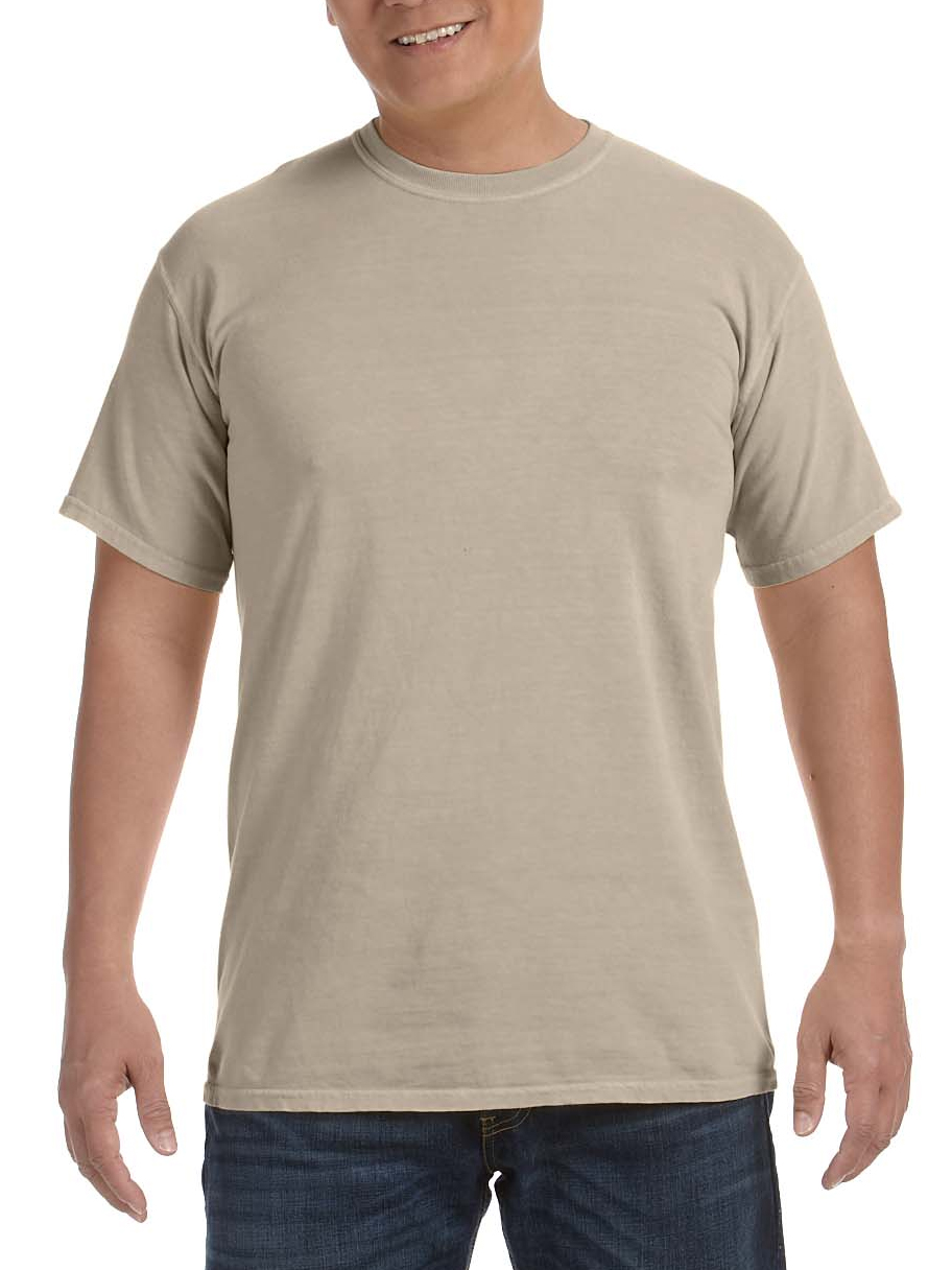 T-shirt uomo colori comodi ringspun tinto in capo c1717 - Foto 12 di 25