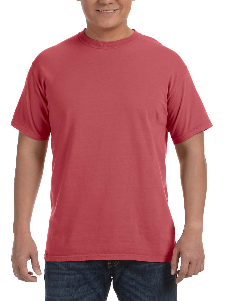 T-shirt uomo colori comodi ringspun tinto in capo c1717 - Foto 15 di 25