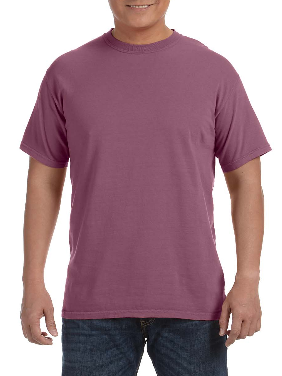 T-shirt uomo colori comodi ringspun tinto in capo c1717 - Foto 16 di 25