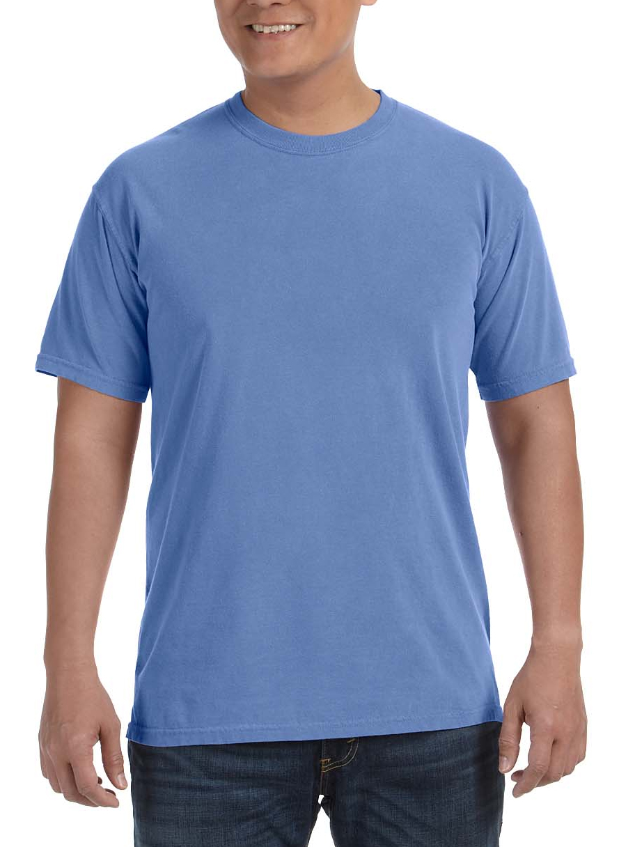 T-shirt uomo colori comodi ringspun tinto in capo c1717 - Foto 17 di 25