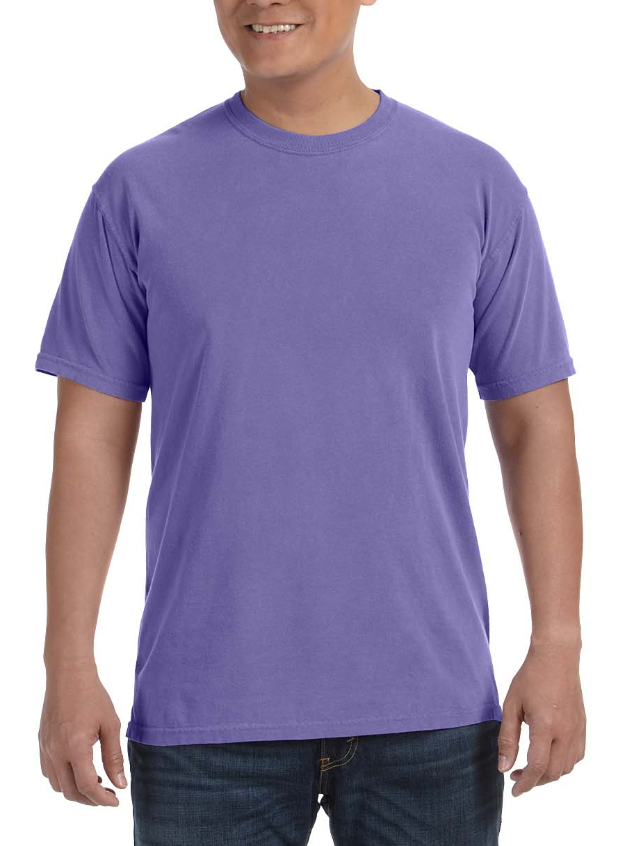 T-shirt uomo colori comodi ringspun tinto in capo c1717 - Foto 18 di 25