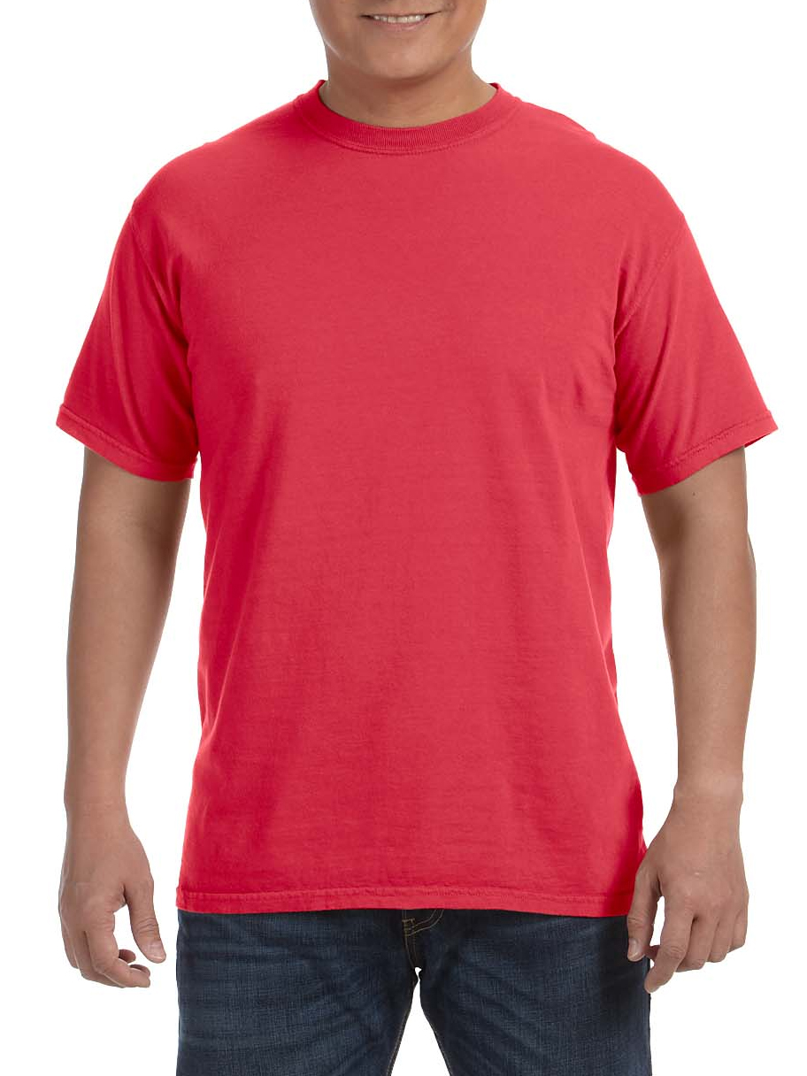 T-shirt uomo colori comodi ringspun tinto in capo c1717 - Foto 22 di 25