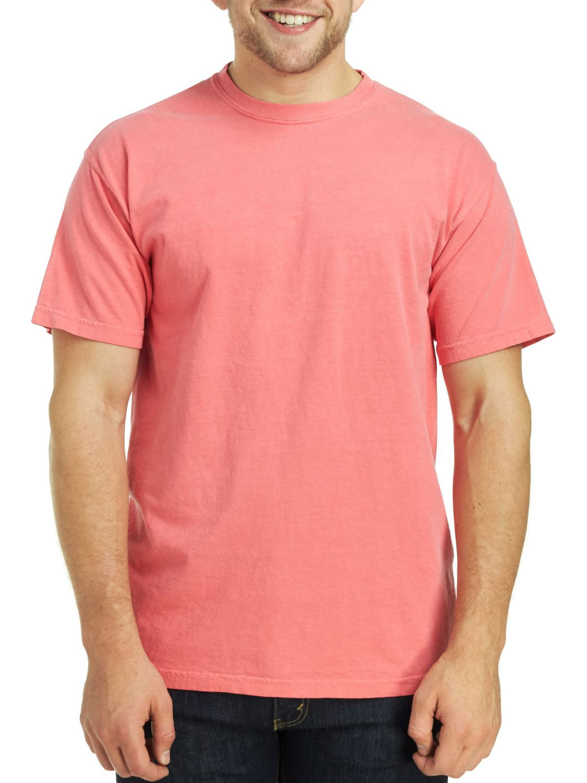 T-shirt uomo colori comodi ringspun tinto in capo c1717 - Foto 25 di 25