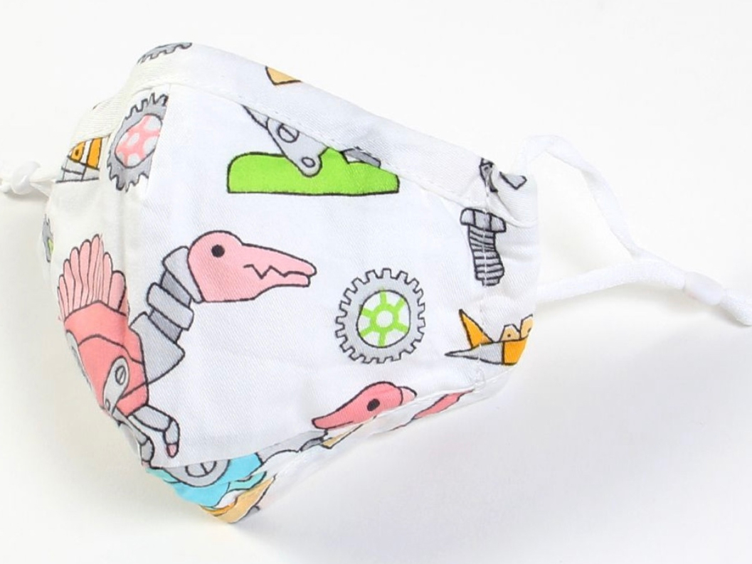Magic Scarf Kinder Robo Dino Schutzmaske - Weiß 1d03-wh - Bild 1 von 1