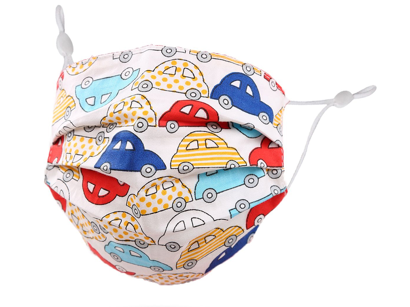Magic Scarf Kids Cars Protective Mask - White jfm003-33 - Picture 1 of 1