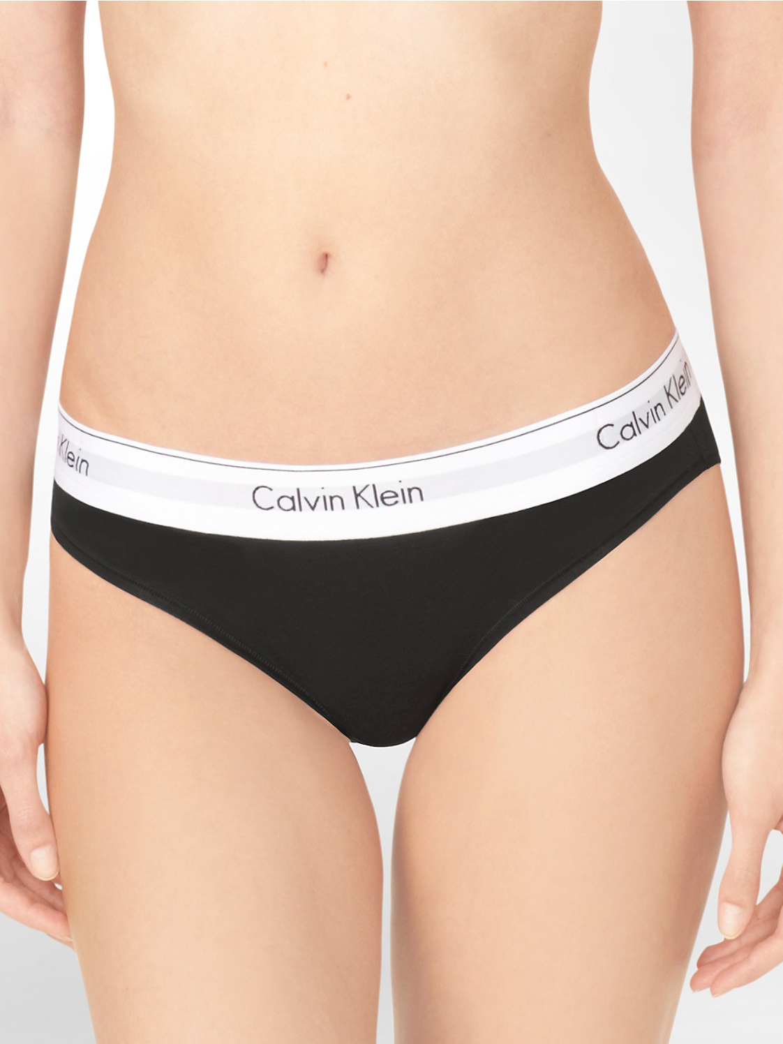Calvin Klein Modern Cotton Bikini White F3787 - Free Shipping at