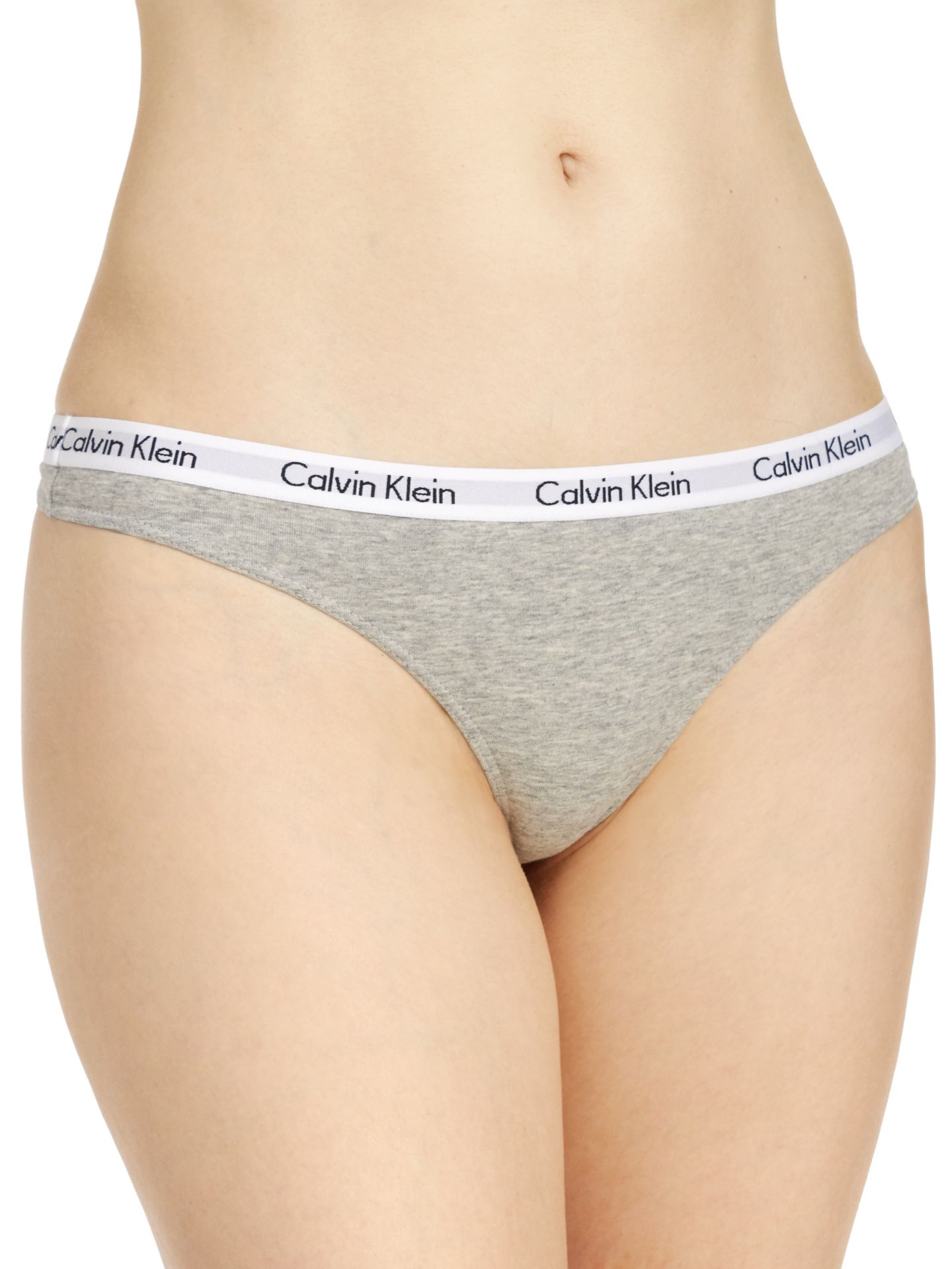 Calvin Klein all-over print shirt - Pack Women's Thong Multicolored QD3587E  - Calvin Klein 3 - 13X