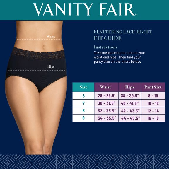 Vanity Fair Flattering Lace Brief Panty 13281