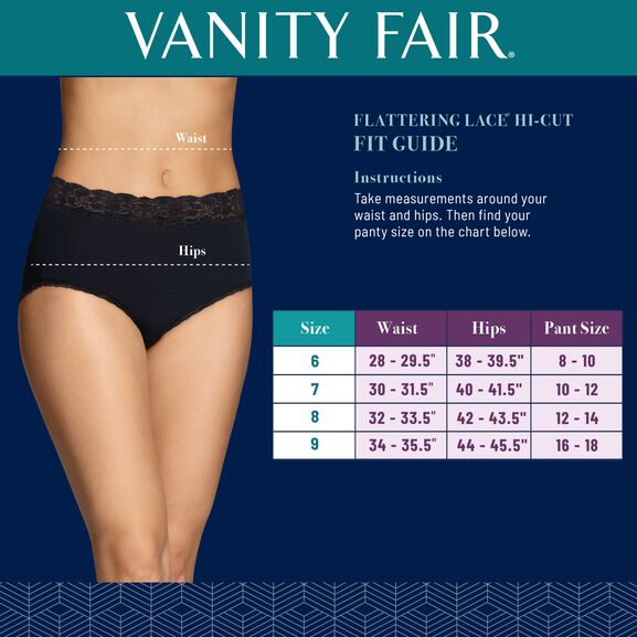 Vanity Fair Flattering Lace Brief Panty 13281 - Picture 16 of 16