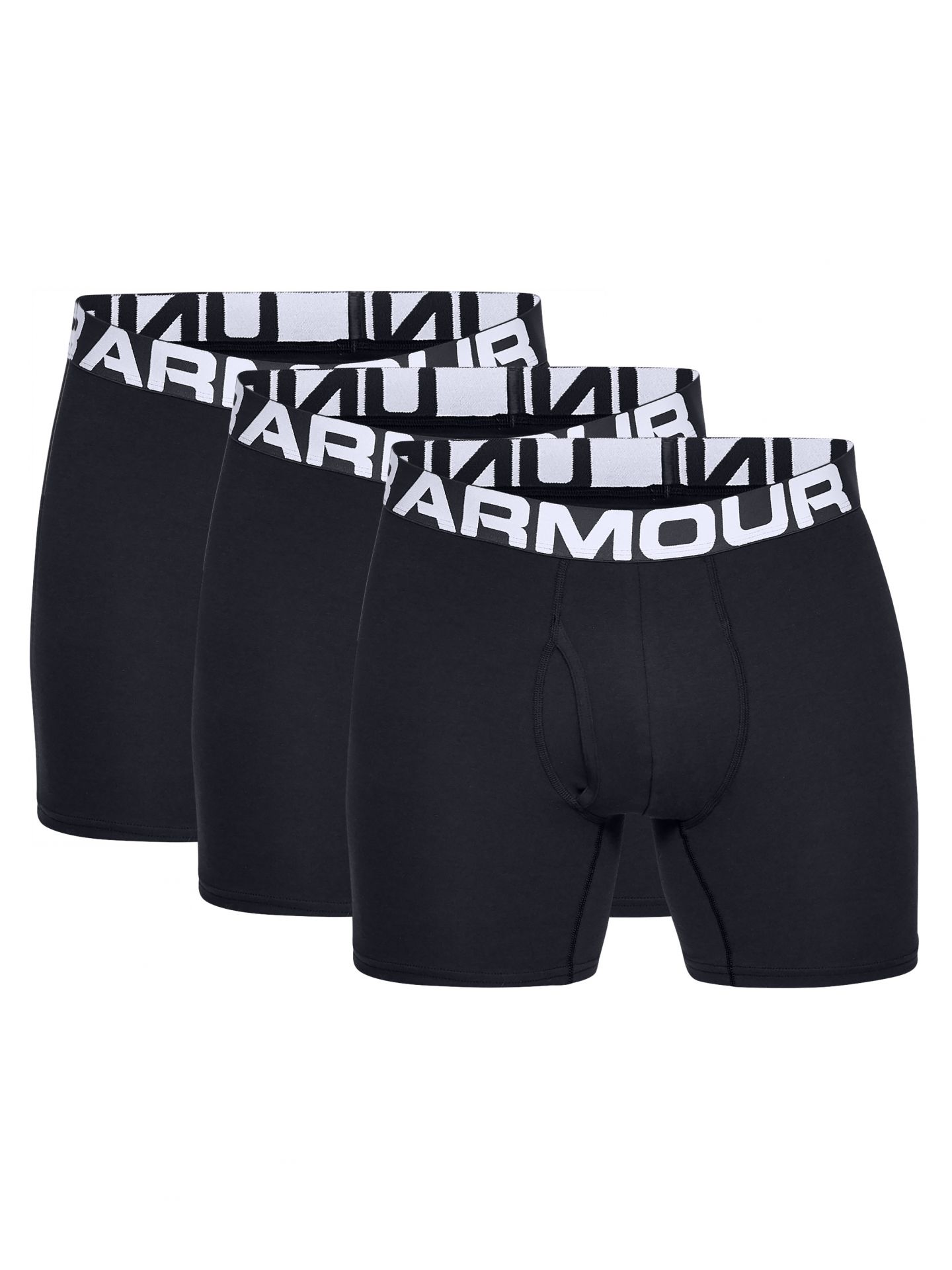 Under Armour Men's Charged Cotton 6-Inch Boxerjock - 3 Pack 1327426