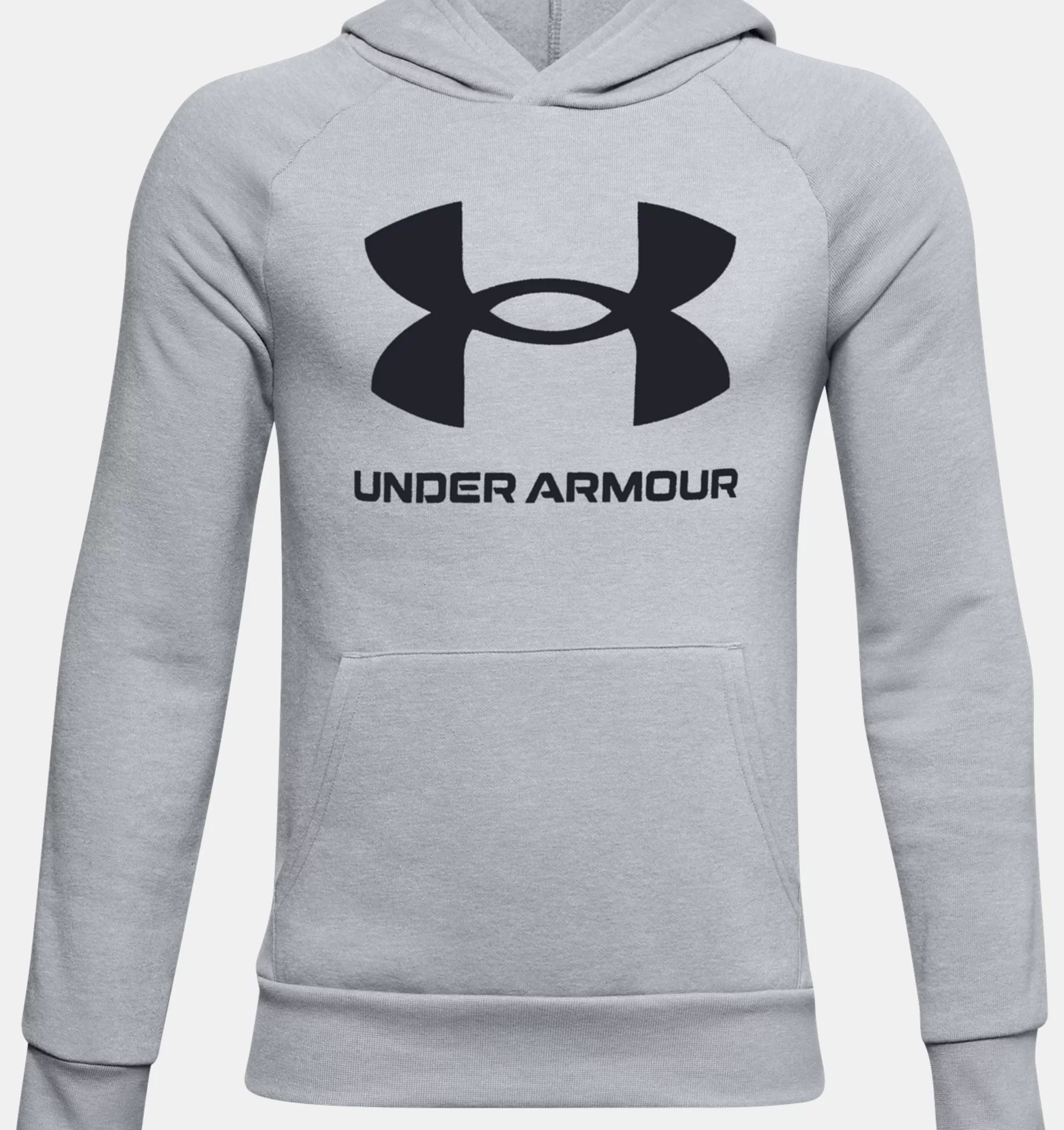 Under Armour Boy's UA Rival Fleece Big Logo Hoodie 1357585