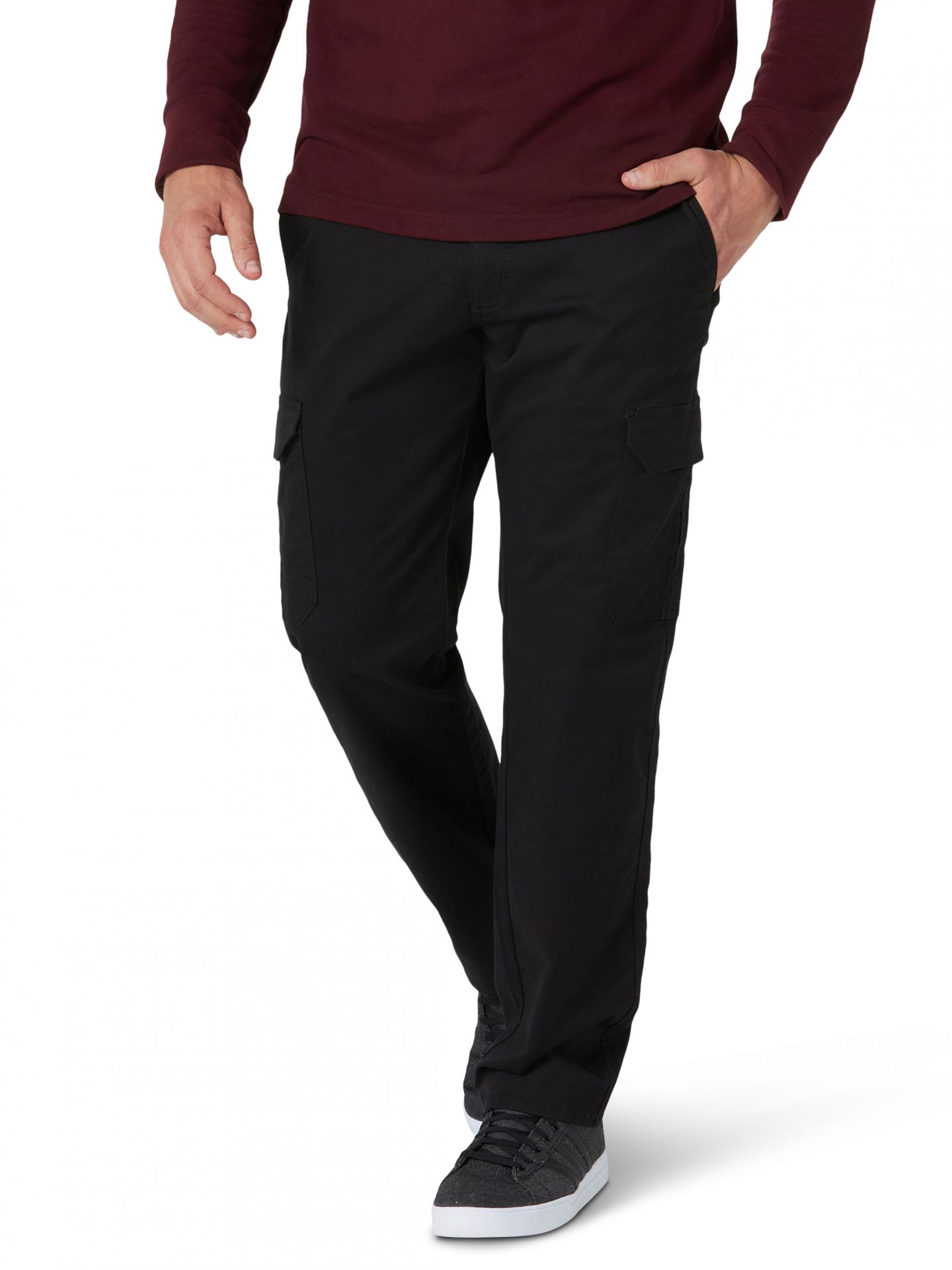 【専用】アウトフィット Lee Men's Extreme Comfort Twill Cargo Straight Fit Pant-Black 427