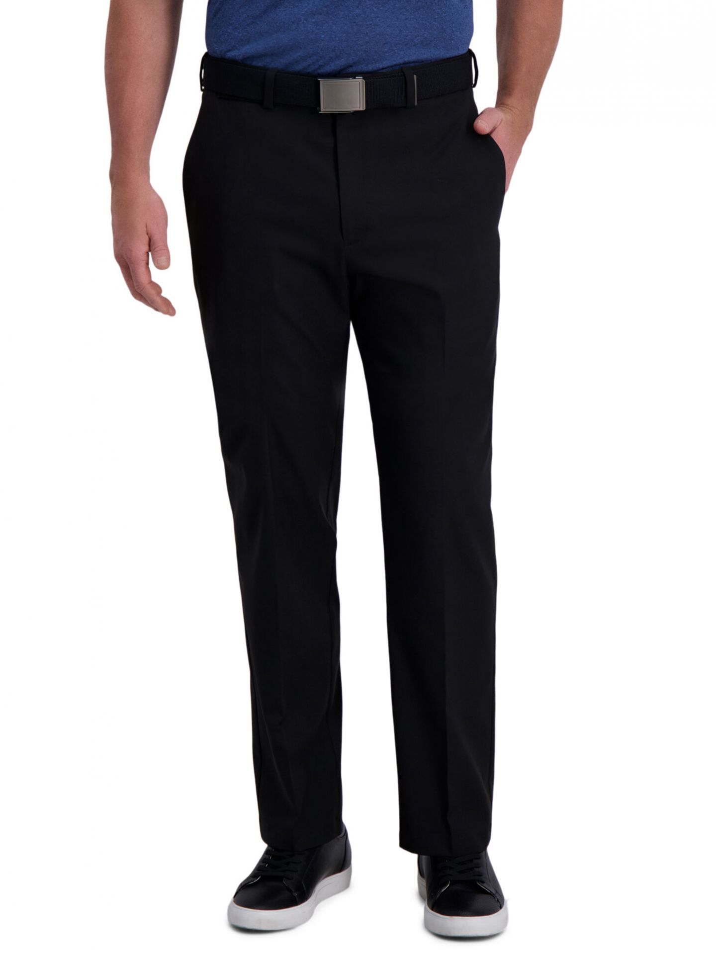 Haggar Classic Fit Cool Right Performance Flex erweiterbare flache Hose hc01080 - Bild 4 von 12