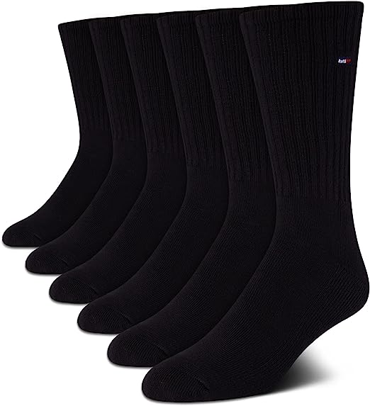 Tommy Hilfiger Men's Athletic Crew Socks - 6-Pack tvm211cr05 | eBay