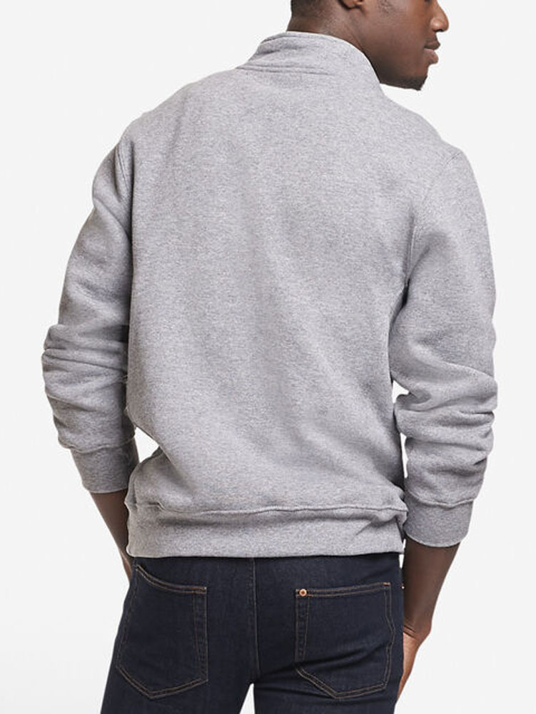 Russell Athletic Herren Dri-Power Fleece 1/4 Reißverschluss Kadett Sweatshirt 1z4hbm0 - Bild 5 von 9