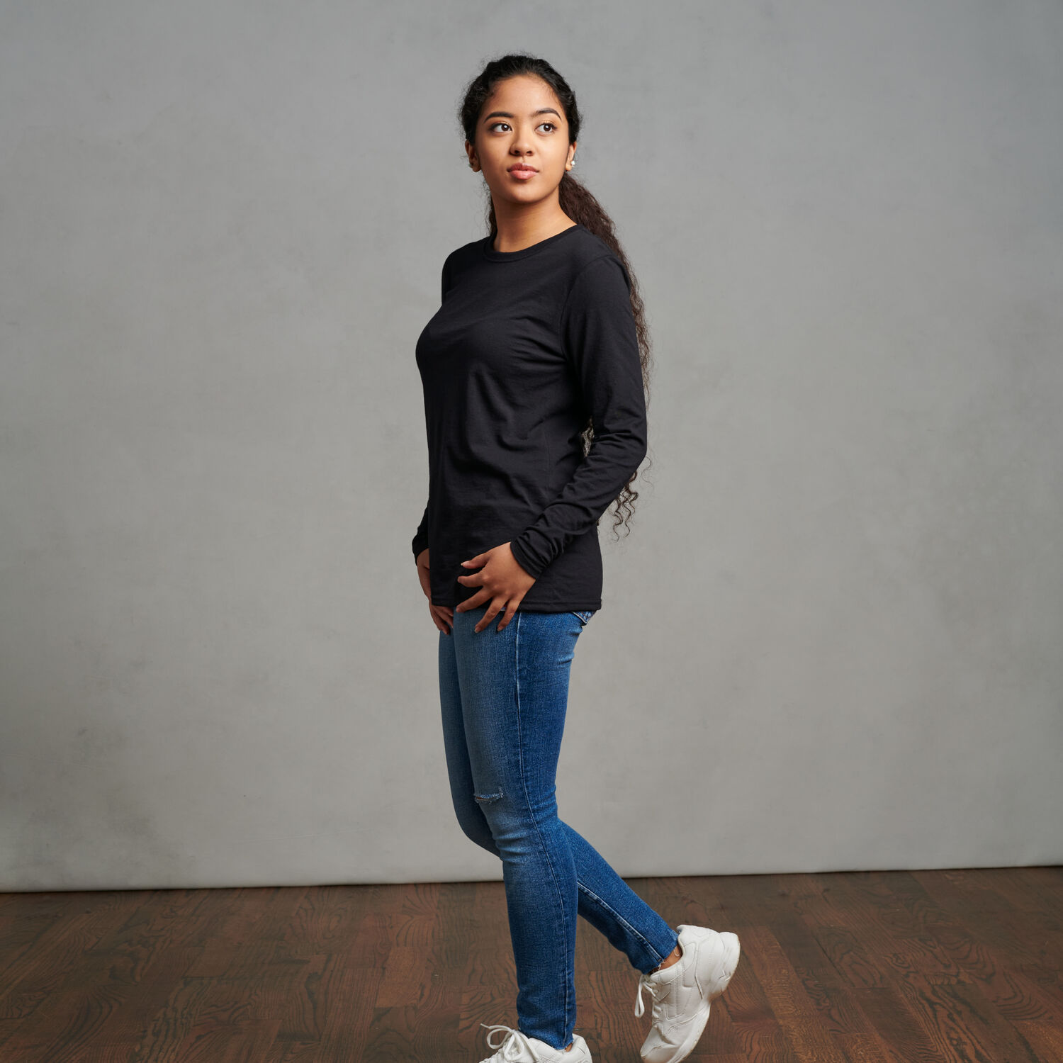 Russell Athletic Damen Dri-Power Baumwolle Performance Langarmshirt 64lttx0 - Bild 4 von 25