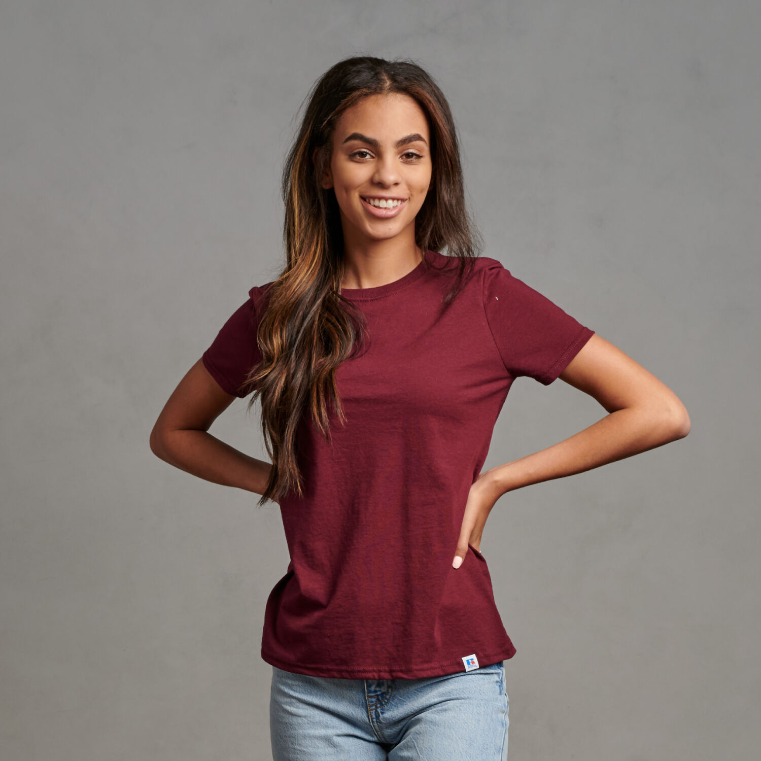 Russell Athletic Damen Dri-Power Cotton Performance Kurzarm T-Shirt 64sttx0 - Bild 10 von 37