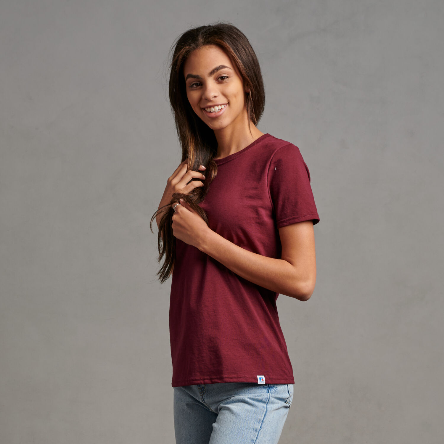Russell Athletic Damen Dri-Power Cotton Performance Kurzarm T-Shirt 64sttx0 - Bild 11 von 37