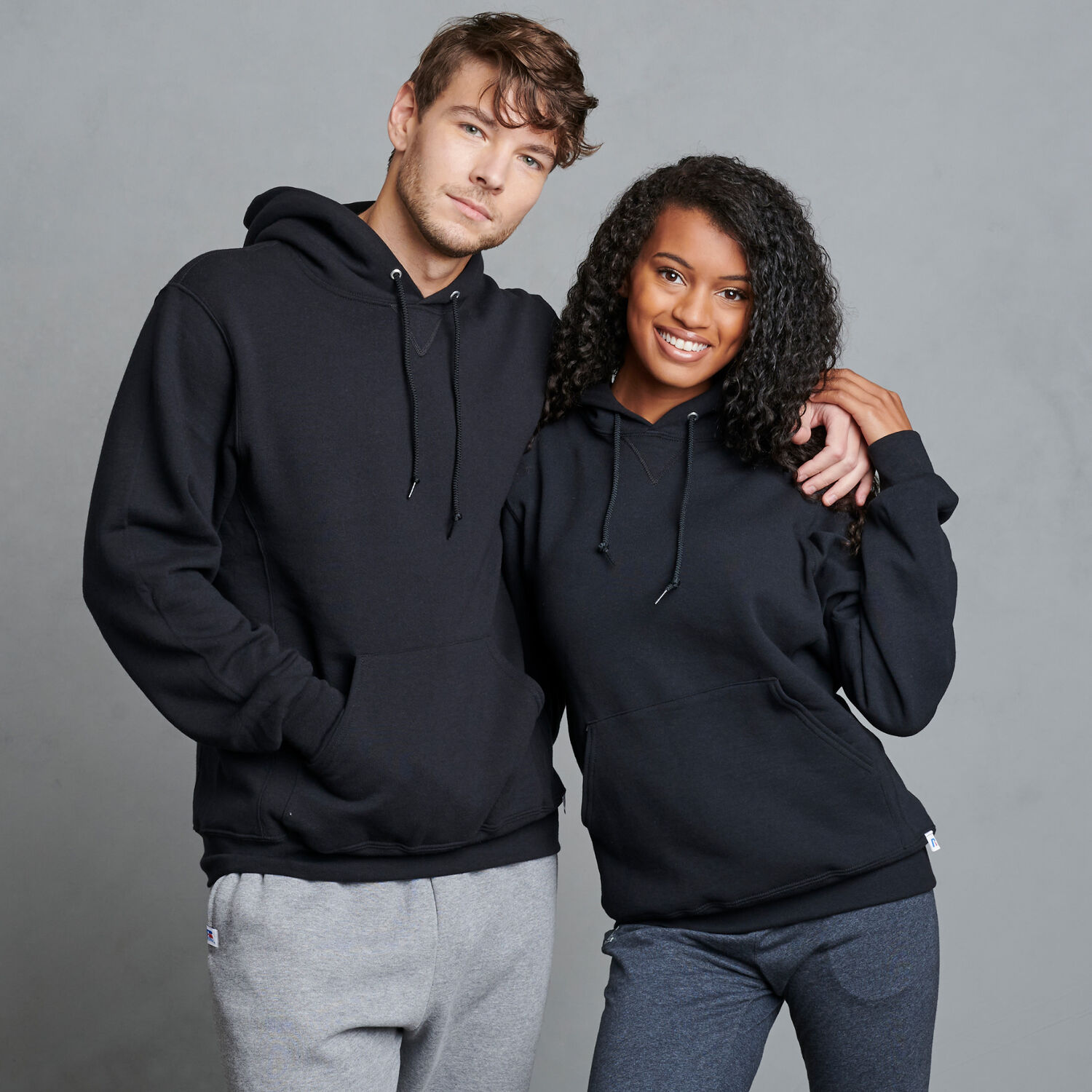 Sudadera con capucha suéter polar Dri-Power Russell Athletic para hombre 695hbm1 - Imagen 7 de 46