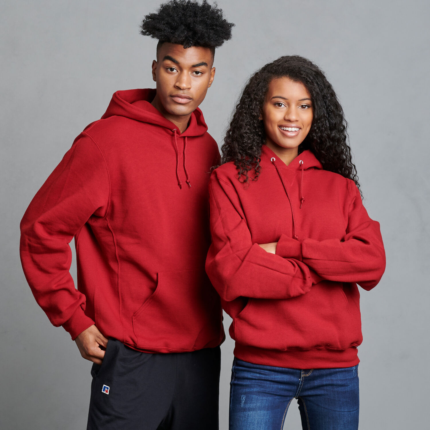 Sudadera con capucha suéter polar Dri-Power Russell Athletic para hombre 695hbm1 - Imagen 15 de 46